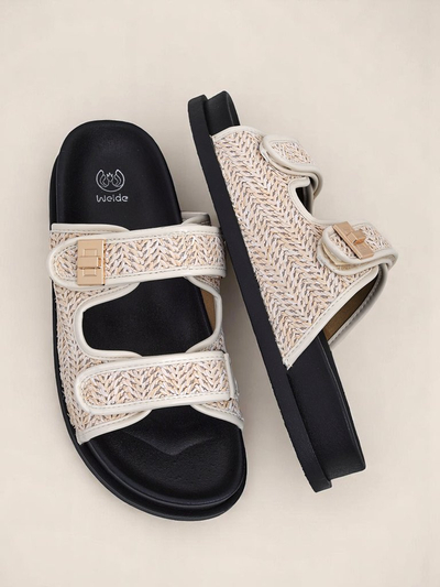 Chaussons tressés pour femmes Royalfashion Delibeli