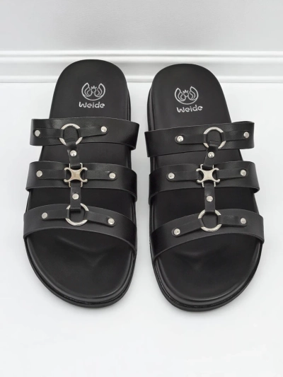 Royalfashion Claquettes pour femmes de style romain Roma