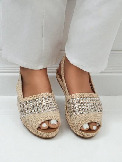 Sandales espadrilles pour femme avec strass Belle Sparkle