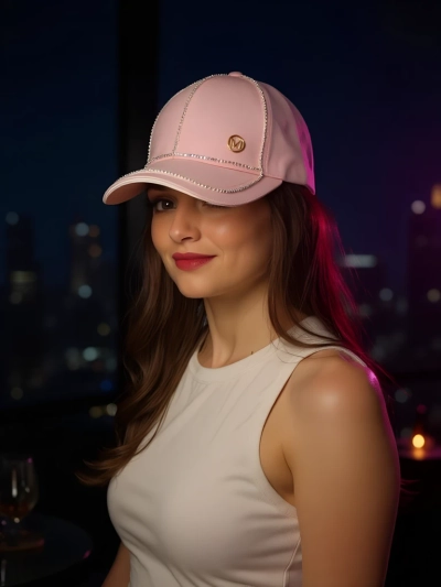 Royalfashion Casquette avec strass ShineCap