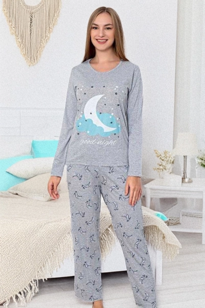 Pyjama en coton pour femmes de Royalfashion avec des lunes
