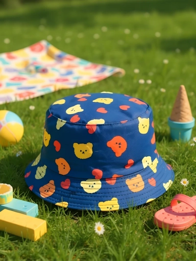 Royalfashion Bob enfant Splash de couleurs Bucket
