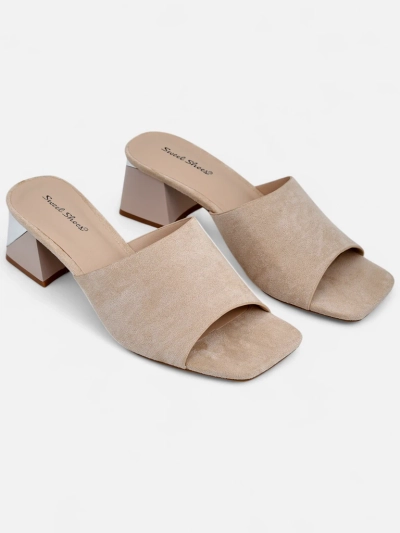 Mules pour femmes Royalfashion avec talons décoratifs Vollatie