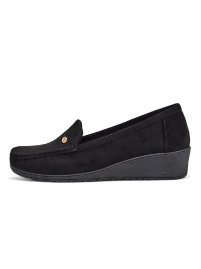 Royalfashion Mocassins pour femmes sur un petit talon Lepolt