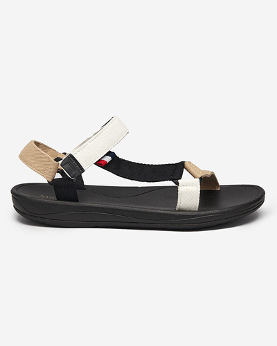 Icon Sandales blanches en tissu pour femme Ojo- Footwear