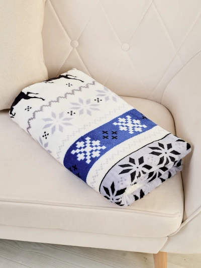 Couverture polaire de Noël Royalfashion 160x200