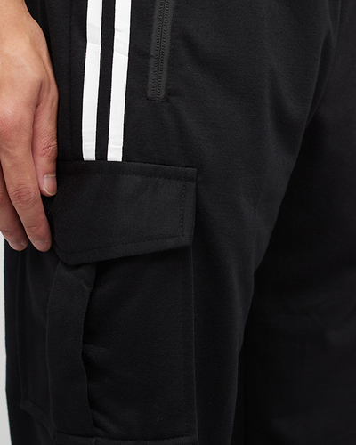 Pantalon de survêtement noir pour homme - Vêtements