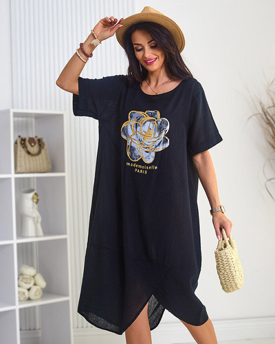 Royalfashion Robe oversize en coton pour femme