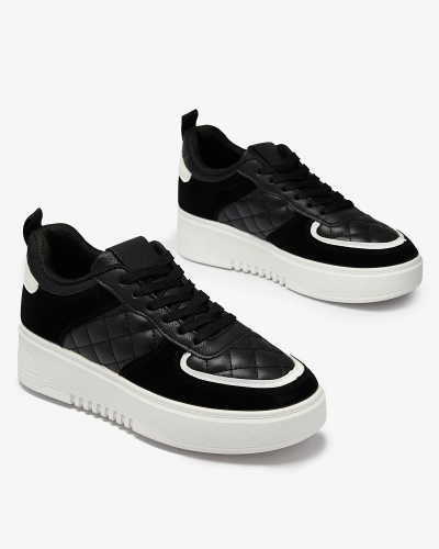 OUTLET Chaussures de sport matelassées noires pour femme Xitery - Footwear