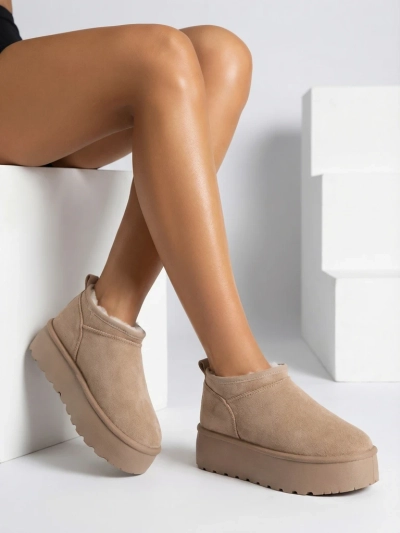 Royalfashion Bottes courtes pour femmes a'la bottes de neige Ozozi