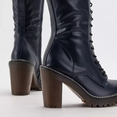 OUTLET Bottines femme bleu marine sur le poteau Elisha - Chaussures