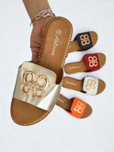 Royalfashion Sandales plates pour femmes Heraklia