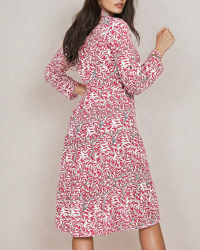 Royalfashion Robe midi à imprimé pour femme
