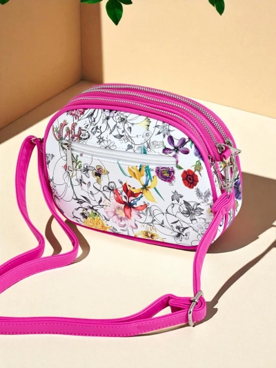 Royalfashion Petit sac à main féminin en cuir écologique Floriana