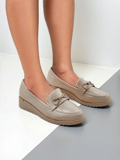 Mocassins Royalfashion pour femmes sur une basse semelle Leffo
