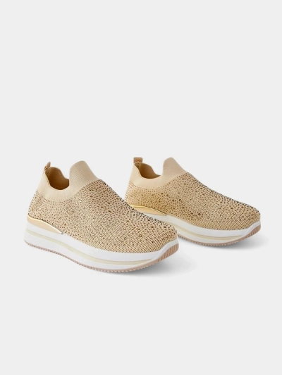 Chaussures de sport en tissu slip-on pour femmes Royalfashion Terrifa