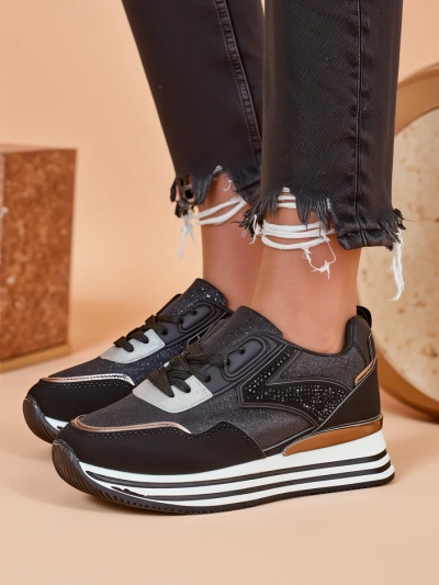 Baskets Royalfashion pour femmes avec paillettes Borovis
