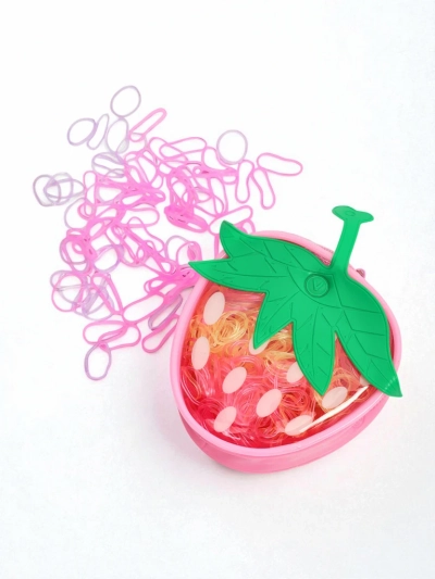 Royalfashion Élastiques en silicone multicolores Fraise