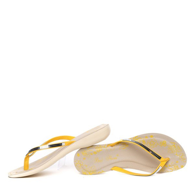 Tongs jaunes Mat- Footwear 1