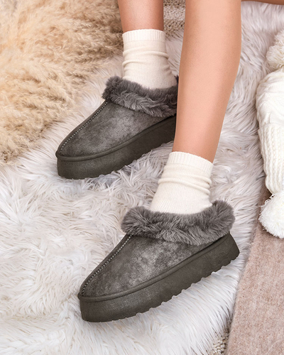 Royalfashion Bottes courtes pour femmes a'la snow boots Kapfiee