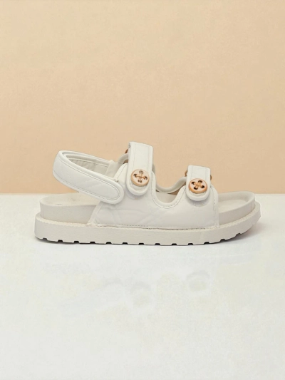 Royalfashion Sandales pour femmes à semelle épaisse Vivere
