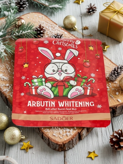 Masque de Noël en tissu illuminateur