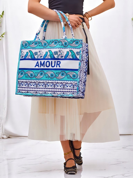 Royalfashion Sac en tissu Amour Vibes