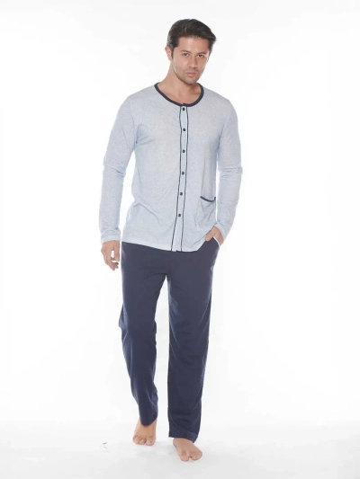 Pyjama en coton pour hommes de Royalfashion avec impression