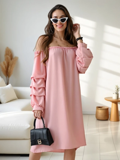 Robe lisse pour femmes Royalfashion de style espagnol avec volants