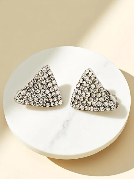 Royalfashion Boucles d'oreilles à clip pour femme avec zircon cubique