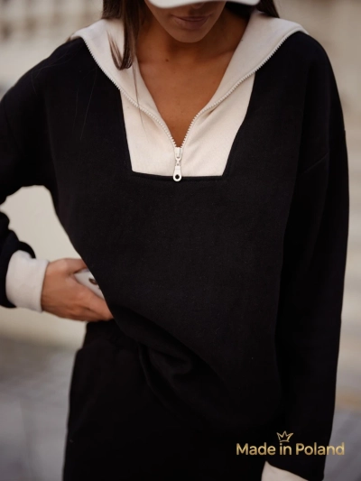 Ensemble pull en coton pour femme Fissa