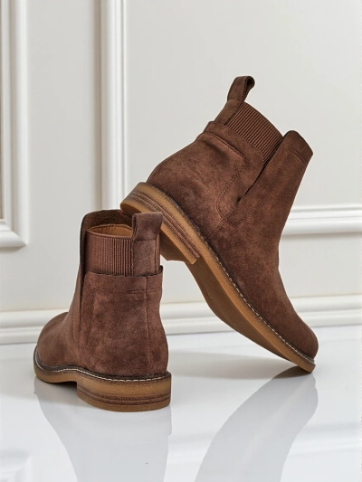 Bottines Chelsea pour femmes en éco-daim Veysi