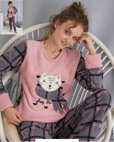 Pyjamas à carreaux Royalfashion Femme
