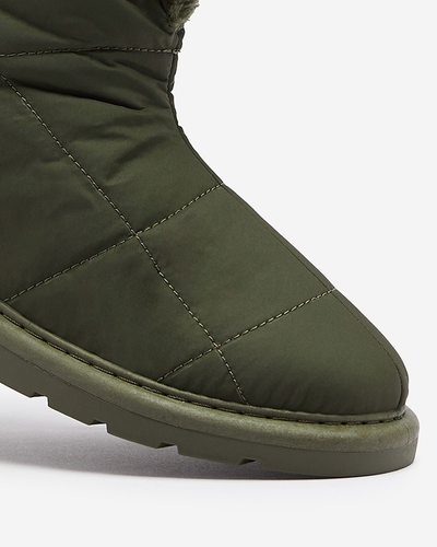 Vert foncé chaussures pour femmes a'la bottes de neige Amirfu- Footwear