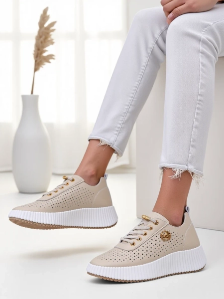 Royalfashion Baskets sportives à lacets pour femmes Jovenes