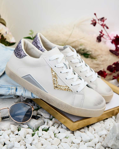 Royalfashion Baskets sportives pour femmes avec ornements Ginn