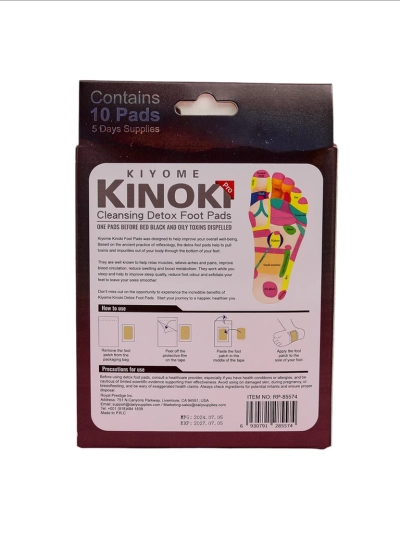 Patches détoxifiants pour les pieds DETOX KINOKI 10 pcs Artemisia