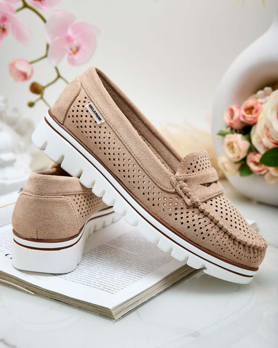Royalfashion Mocassins ajourés pour femme Leteller