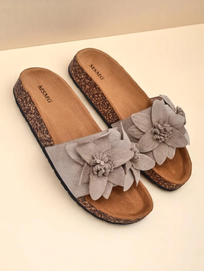 Tong Royalfashion pour femmes avec des fleurs colorées