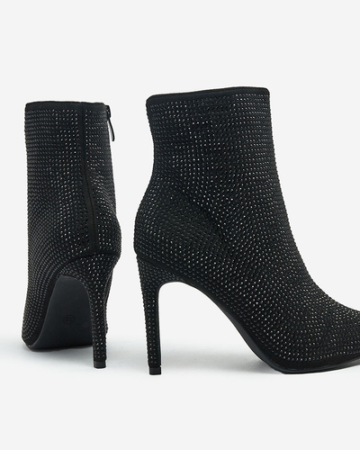 Royalfashion Bottes Lekirisa Zirconia Stiletto pour femmes