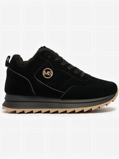 Royalfashion Noir Chaussures de sport isolées pour femme Lahho