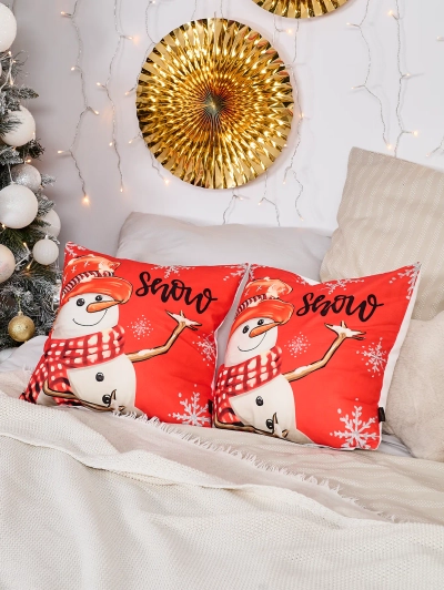 Royalfashion Taie d'oreiller décorative de Noël