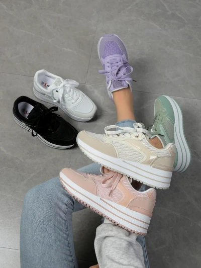 Royalfashion Baskets de sport pour femmes sur plateforme Revisitées