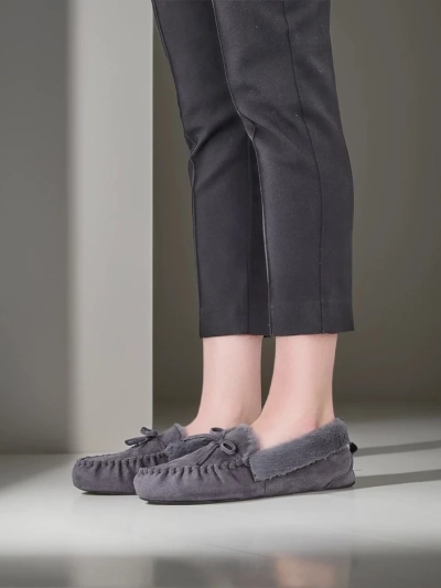 Mocassins pour femmes Royalfashion avec fourrure Ahtikes