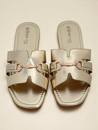 Mules plates Royalfashion pour femme Lina
