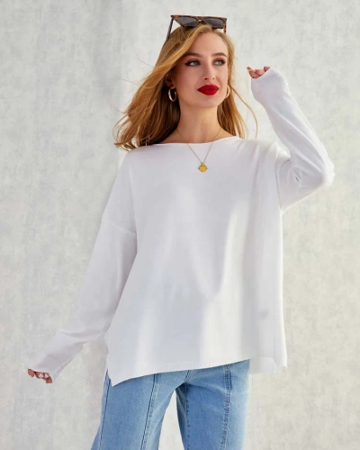 Royalfashion Pull fin pour femme
