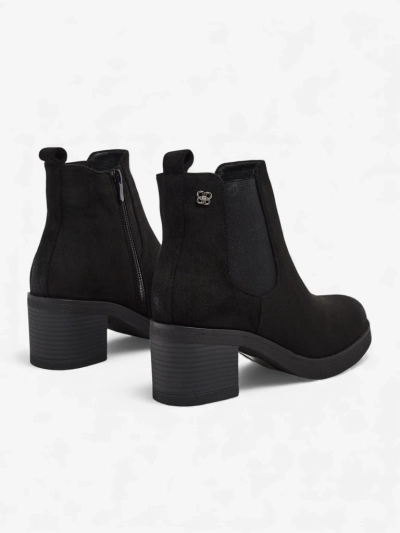 Bottines femme en éco-daim à talon bloc Arsh
