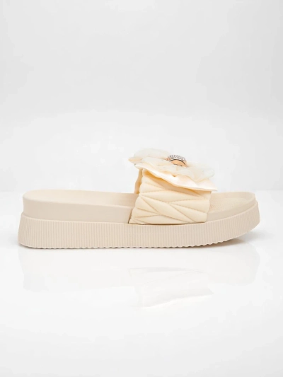 Royalfashion Claquettes plateforme femme avec nœud Sento Pace