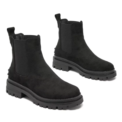 Royalfashion Bottes Comfy Walk isolées pour femmes, noires