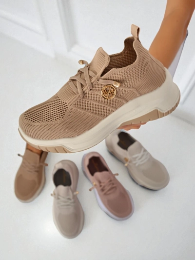 Royalfashion Slip-on chaussures de sport en tissu pour femmes Teletta